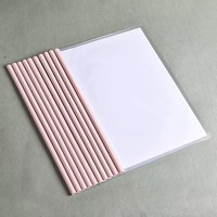 Carpeta de Archivo Transparente Impermeable de PP, Tamaño Personalizado, Venta al Por Mayor Directa de Fábrica, Suministros de Papelería para Oficina