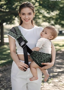 Marsupio <span class=keywords><strong>porta</strong></span> bebè monospalla, marsupio avvolgente regolabile, marsupio traspirante in rete per neonati e bambini piccoli - Product Image 2