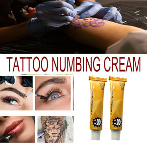 Crema para tatuajes, crema calmante y de cuidado para cejas, a base de silicona, aplicación conveniente en kit. - Product Image 1