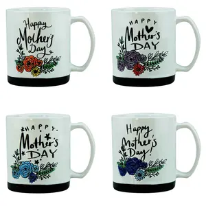 Custom Logo Mothers Day Cups Mugs Gift Love Mom Coffee Milk Tea Espresso Gift Box Set High Quality Wholesale Large Capacity