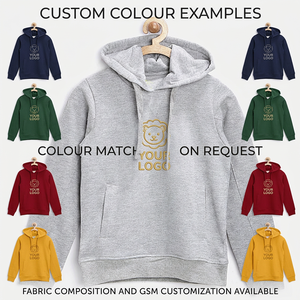 Sudadera con Capucha para Niños, 280 GSM, Algodón y Poliéster, Felpa Cepillada, Corte Regular, Logotipo Bordado Personalizado - Product Image 4