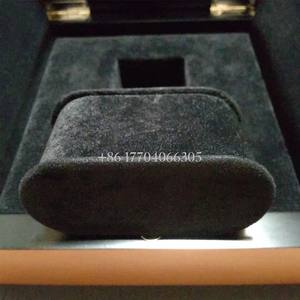 Boîte à montres en bois haut de gamme avec rangement en PU pour l'artisanat et la vente en gros en usine, prise en charge du logo personnalisé - Product Image 5