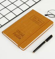 Agenda en similicuir, papier épais 120gsm avec poche intérieure, Journal de bord, couverture rigide classique et froncée, agenda