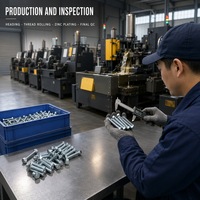 Baut Soket Kancing YPH DIN912 ISO 14001 M10 Baja Tahan Karat SS Baut Hex A2-70 Sambungan Finishing Polos Bahan Paduan Berkualitas