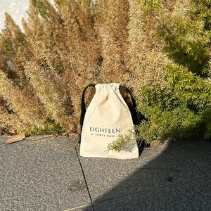 Factory Wholesale 100% Organic Cotton Canvas <b>Pouch</b> Canvas Fabric <b>Drawstring</b> Dust <b>Pouch</b> - Product Image 1