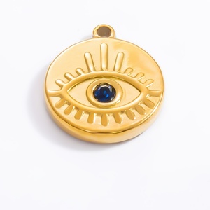 เครื่องประดับทำมือสำหรับผู้หญิง รุ่นพิเศษ สีคงทน สร้อยคอจี้ทอง 18K สร้อยข้อมือสแตนเลส DIY - Product Image 3