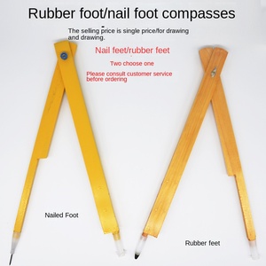 <span class=keywords><strong>Compas</strong></span> de tableau en bois pour les aides pédagogiques en mathématiques du primaire pour les démonstrations et les dessins des enseignants - Product Image 2