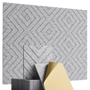 Pannello Acustico Autoadesivo in Fibra di Poliestere, Pannelli Fonoassorbenti per Decorazione d'Interni - Product Image 2