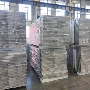 Noyau sandwich en mousse isolation ignifuge cloison <span class=keywords><strong>de</strong></span> séparation atelier propre panneau <span class=keywords><strong>de</strong></span> <span class=keywords><strong>laine</strong></span> <span class=keywords><strong>de</strong></span> roche purifié <span class=keywords><strong>plaque</strong></span> d'acier <span class=keywords><strong>de</strong></span> couleur - Product Image 2