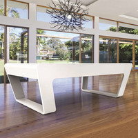 Massivholz & Schiefer Billardtisch 9ft/8ft/7ft Anpassbar für den Heimgebrauch Billardtisch mit Echtleder-Taschen Langlebige Konstruktion