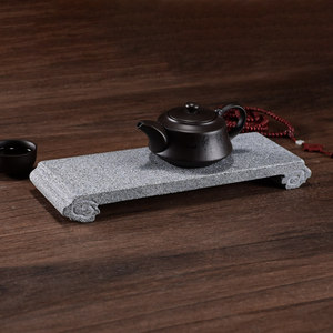 Stone Tea Tray Flat Heat Resistant Kung Fu Tea Set Retro Style New Chinese Design - Product Image 5