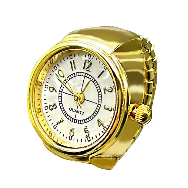 Sommer Schöne Gold Student Uhr Schmuck Dehnbare Uhren armband Statement Digitaluhren Ringe für meinen Sohn