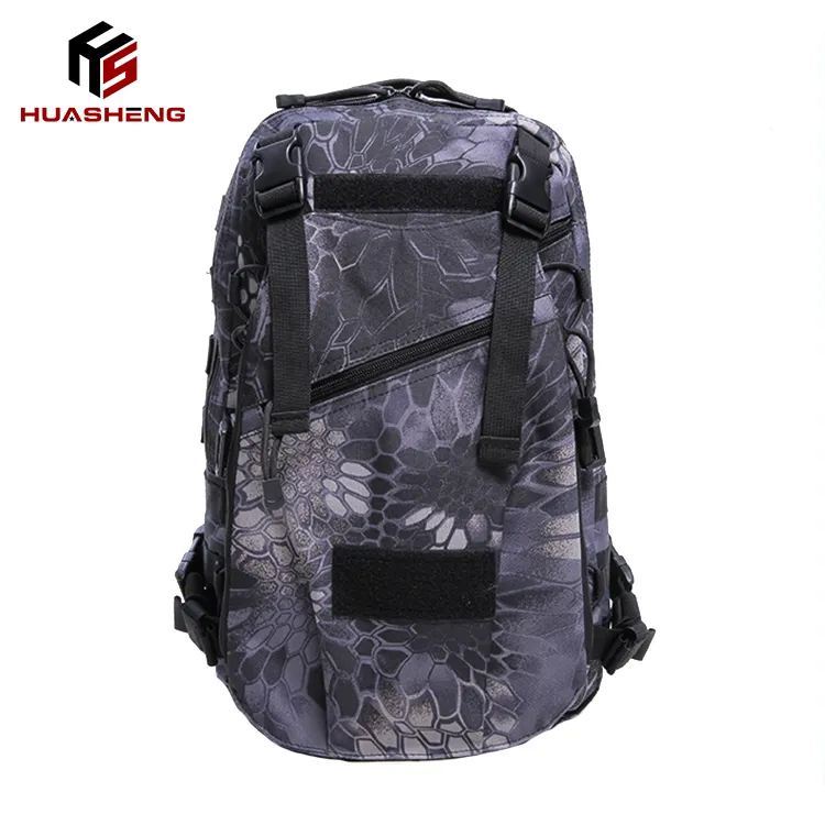 Camo mochila tática à prova d' água para viagens, acampamento, caminhadas, viagens