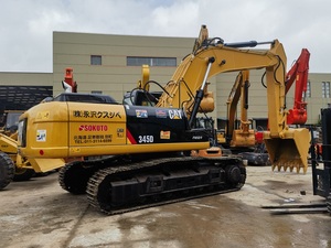 รถขุดตีนตะขาบ Caterpillar 345 มือสองจากญี่ปุ่น รุ่น Heavy Duty ขนาด 45 ตัน CAT 345D ขาย - Product Image 1