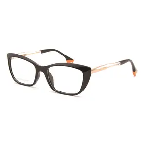 Manufacturer Wholesale Fashion Women TR90 Blocking Blue Light Eyeglass Frame Small Frame Rectangular High Heels Optical Glasses