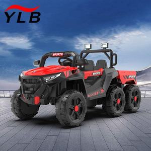 高品质大尺寸 6 轮儿童电动玩具车，儿童塑料电动四轮越野车，适合 <span class=keywords><strong>2</strong></span>-13 岁 - Product Image 3