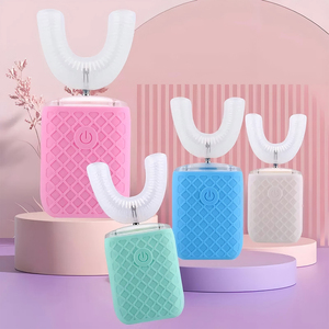 Kit de blanqueamiento de dientes con luz azul ultrasónico automático en forma de U, masaje de encías, cuidado de dientes orales, cepillo de dientes eléctrico de 360 grados - Product Image 2