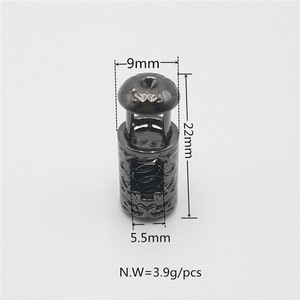 De alta <span class=keywords><strong>gama</strong></span> de alta calidad primavera patrón decorativo cuerda tapón para ropa/calzado - Product Image 1