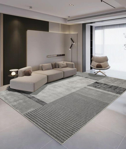 Tapis à poils longs tissés Wilton, tapis modernes à rayures pour la maison, chambre à coucher, salon, salle de bain, cuisine, hôtel - Product Image 1