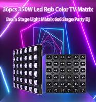 Matriz de Luces LED RGB de Alta Calidad, 36x8W, Base de Fuente de Luz LED Duradera, Clasificación IP33, Aluminio, para Fiestas, Escenarios, DJ Profesional, DMX, Actuaciones en Vivo