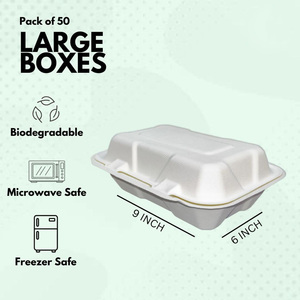 Caja de Empaque Personalizable para Comida Rápida, Caja de Empaque Bento para Llevar - Product Image 2