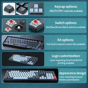 Clavier mécanique sans fil Zornher ZH100 Pure White 100 touches, interrupteurs silencieux <span class=keywords><strong>Gateron</strong></span>, RGB, logo personnalisé, tri-mode, pour le bureau - Product Image 4