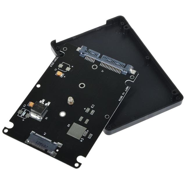 M.2 NGFF (SATA) SSD to 2.5 Inch SATA Adapter Card 8mm Thickness Enclosure IO M.2 SATA SSD Adapter to Desktop Notebook Computer