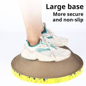 Papan goresan kucing berbentuk mangkuk penggiling cakar tanpa penumpahan kertas bergelombang perlengkapan kucing mainan hewan peliharaan - Product Image 4