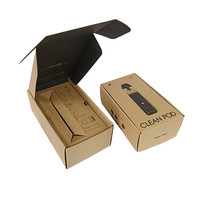 Cajas de Regalo y Envío de Cartón Corrugado Resistente con Laminado Brillante y Grabado en Relieve, Embalaje Navideño Reciclable, Embalaje Plano