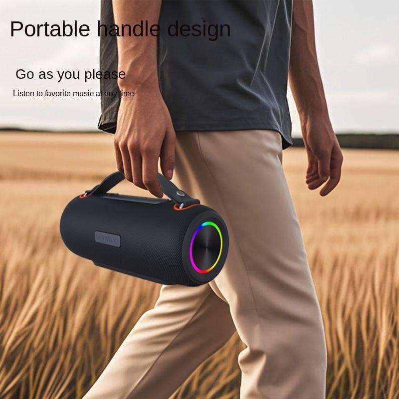 Camouflage Portable Wireless Speaker with Handle 20W Heavy Bass IPX6 Waterproof Soundbox for Camping Hiking Outdoor Travel · image 7