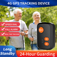 Mini rastreador GPS para niños, colgante de seguimiento, reloj SOS, monitor de ritmo cardíaco con conteo de pasos, mini rastreador GPS portátil espía