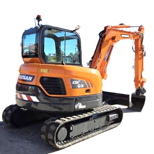 Mini-excavatrice d'occasion Doosan DX60 6 tonnes, modèle 2026, d'origine coréenne, certifiée CE, avec brise-roche - Product Image 1