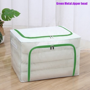 Có thể gập lại PVC trong suốt kích thước lớn lưu trữ hộp Tổ chức Lưu trữ không thấm nước thùng có nắp đậy cho quần áo - Product Image 2