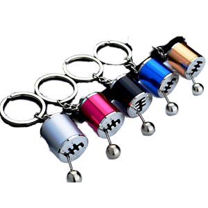 Customizable 3D Miniature Six Speed Gear Stick Keychain Zinc Alloy Metal Manual Shift Vintage Fashion Style Cartoon Style Design - Product Image 1