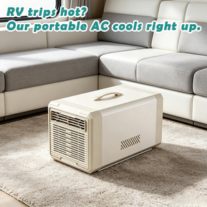 Climatiseur compact 220V pour camping-car, 240W, unité de climatisation mobile personnelle pour <span class=keywords><strong>caravane</strong></span>, camion, cabine de couchage, 1900 BTU, refroidissement par compresseur, climatisation pour <span class=keywords><strong>caravane</strong></span> - Product Image 1