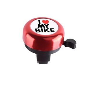 Sonnette de vélo de montagne en aluminium calibre 22, super forte et longue portée, pour vélo d'équilibre pour enfants, avec logo I LOVE MY BIKE, accessoires mignons - Product Image 1