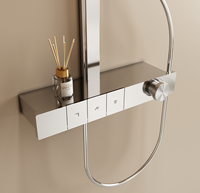 Nouvelle Collection 2026 : Colonne de Douche Murale 3 Voies en Laiton avec Robinet Cascade et Ensemble de Douche Monocommande – Douceur et Efficacité