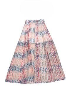 NUEVA Falda Maxi Elegante de Gasa Estampada para Mujer 2026 con Silueta en A Escalonada, para Uso Casual y Formal - Product Image 2