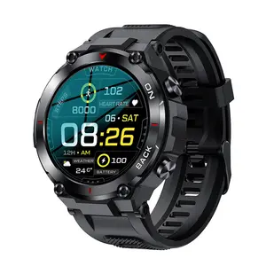 K37 GPS montre intelligente hommes 480mAh Sport de plein air Fitness Bracelet montre-bracelet Smartwatch Com Gps localisation suivi