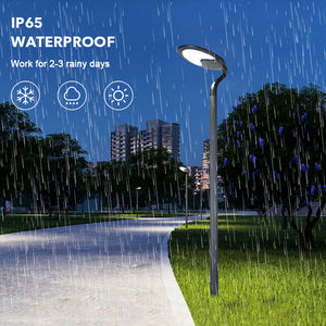 <span class=keywords><strong>Lampe</strong></span> <span class=keywords><strong>solaire</strong></span> LED de jardin moderne à haute capacité de batterie 25W IP65 étanche pour poteau de lumière extérieur - Product Image 3