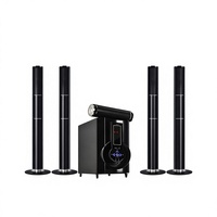 Système de barre de son home cinéma 5.1 canaux avec Bluetooth, radio FM et stéréo sans fil pour salon