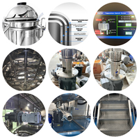 Équipement de mélange alimentaire 500L 1000L 316L, réservoir de mélange pour houmous et pâte de soja, mélangeur homogénéisateur à cisaillement élevé