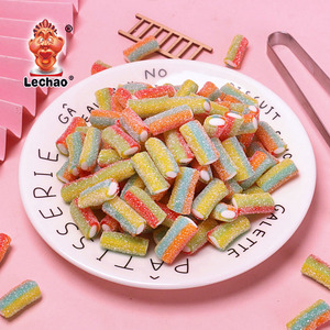 Bonbons gélifiés sucrés et acidulés en tube, saveurs de fruits assorties, échantillon personnalisé, vente en gros, bonbons à la réglisse - Product Image 2