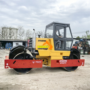 Compacteur routier d'occasion Dynapac CC122 CC211 de haute qualité, mini-compacteur routier de 12 tonnes pour décharges, en stock à vendre - Product Image 1