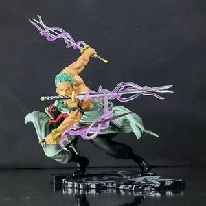 HUAYI PVC Statue Anime Action <span class=keywords><strong>Figure</strong></span> Roronoa Zoro figura tremila mondo <span class=keywords><strong>One</strong></span> Pieces Combat <span class=keywords><strong>Figure</strong></span> - Product Image 4