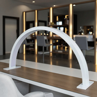 Lampe de table LED en aluminium pour salon de manucure, style moderne et minimaliste, flexible, simple, pour la lecture à domicile et le nail art.