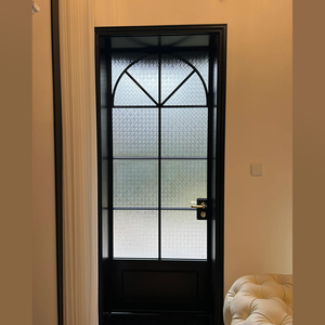 Customized Thermal Break Double Tempered clear Glass Casement Doors Exterior Aluminum Plate Hinged Door - Product Image 3