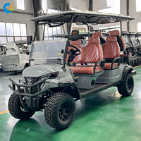 Voiture de golf électrique à panneaux solaires personnalisables Robetaa, 6 places, navette de tourisme à grande vitesse pour aéroport, hôtel, complexe hôtelier, buggy