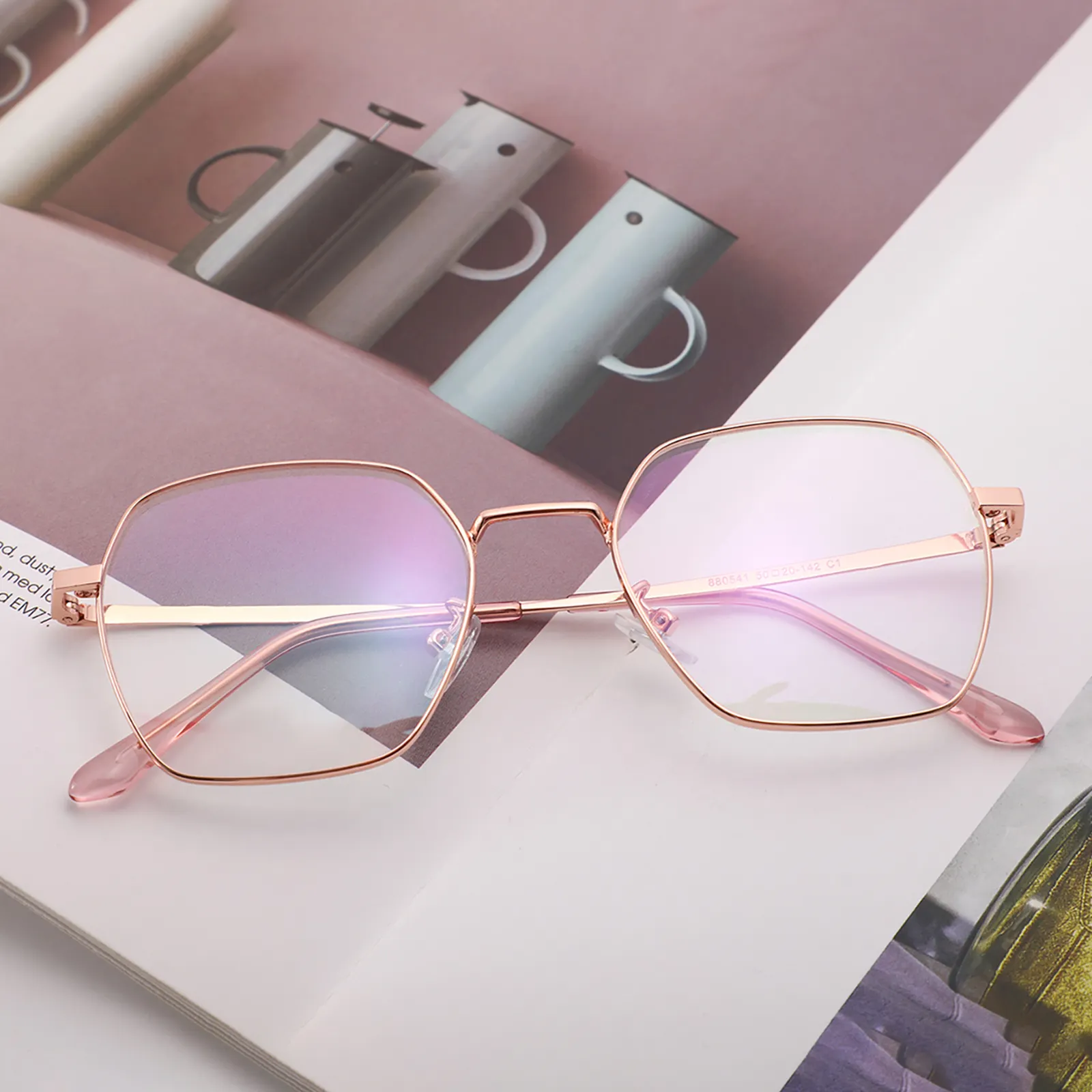High quality Eye Wear metal fashion glasses eyeglasses frames female optical frame glasses eyewear