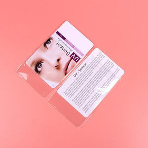 Uv protection test Card Waterproof Light-sensitive Color Changing Uv Printing Pvc Cards